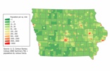 Iowa Population Map