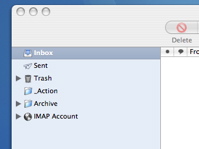 Mail.app with two folders